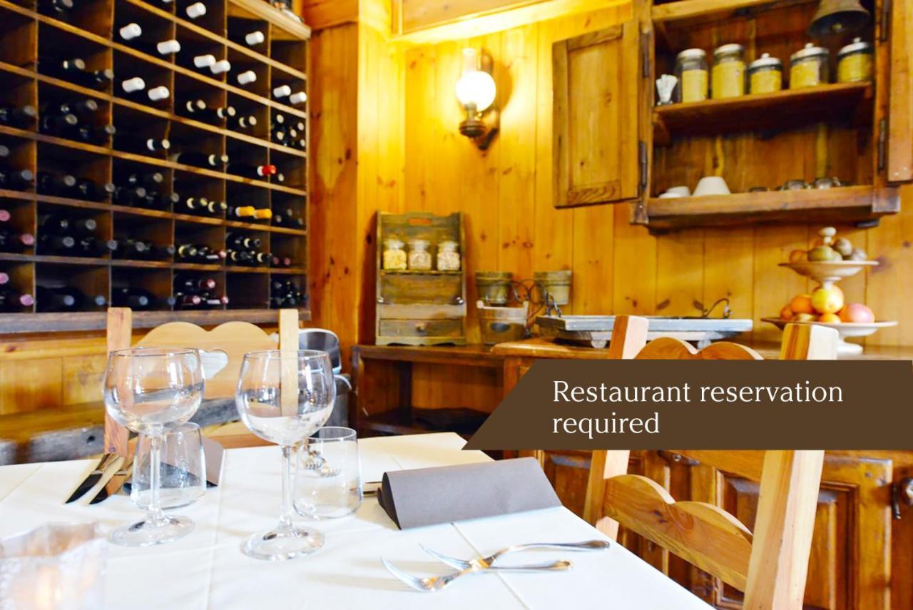 Hotel Petit Dahu - Chambres Et Restaurant Cogne Exterior photo